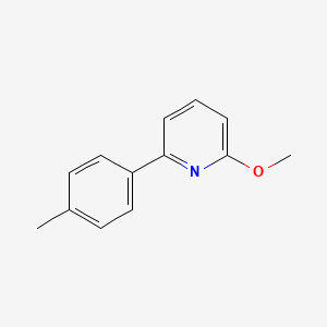 molecular formula C13H13NO B1425345 2-Methoxy-6-(p-tolyl)pyridine CAS No. 1039775-38-6