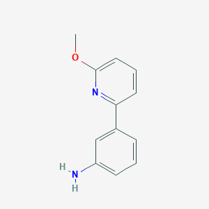 molecular formula C12H12N2O B1425346 3-(6-Methoxypyridin-2-yl)aniline CAS No. 1194974-82-7