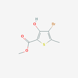molecular formula C7H7BrO3S B1425348 Methyl 4-bromo-3-hydroxy-5-methylthiophene-2-carboxylate CAS No. 113589-26-7