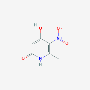 molecular formula C6H6N2O4 B1425352 6-Methyl-5-nitropyridine-2,4-diol CAS No. 344749-44-6