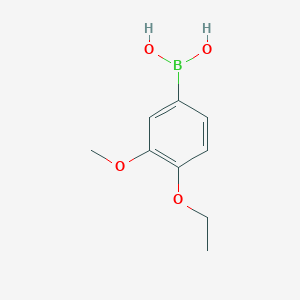 molecular formula C9H13BO4 B1425356 (4-Ethoxy-3-methoxyphenyl)boronic acid CAS No. 1189126-30-4