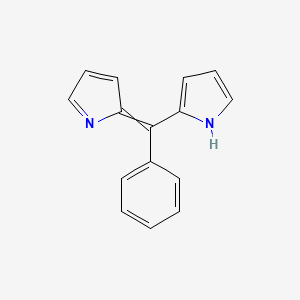 molecular formula C15H12N2 B14253572 2-[Phenyl(2H-pyrrol-2-ylidene)methyl]-1H-pyrrole CAS No. 352423-30-4