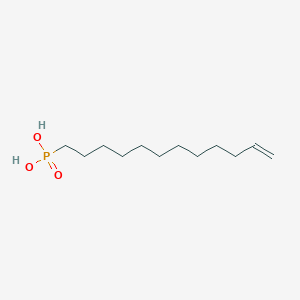 molecular formula C12H25O3P B14253615 Dodec-11-EN-1-ylphosphonic acid CAS No. 210237-15-3