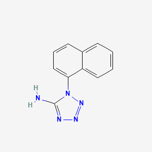 molecular formula C11H9N5 B14253642 1-(Naphthalen-1-yl)-1H-tetrazol-5-amine CAS No. 238432-83-2
