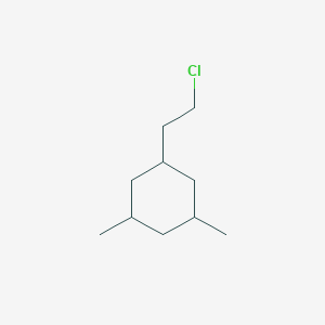 molecular formula C10H19Cl B1425365 1-(2-Chloroethyl)-3,5-dimethylcyclohexane CAS No. 20678-16-4