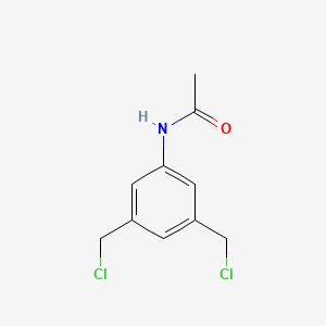 molecular formula C10H11Cl2NO B14253658 N-[3,5-Bis(chloromethyl)phenyl]acetamide CAS No. 251912-30-8