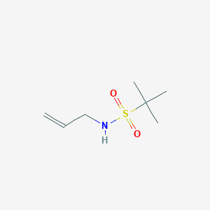 molecular formula C7H15NO2S B1425373 2-methyl-N-(prop-2-en-1-yl)propane-2-sulfonamide CAS No. 1017238-86-6