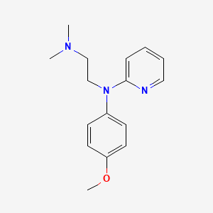 molecular formula C16H21N3O B14253756 N~1~-(4-Methoxyphenyl)-N~2~,N~2~-dimethyl-N~1~-(pyridin-2-yl)ethane-1,2-diamine CAS No. 239097-90-6