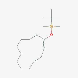 molecular formula C18H36OSi B14253813 tert-Butyl[(cyclododec-1-en-1-yl)oxy]dimethylsilane CAS No. 206280-74-2