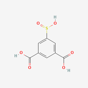 molecular formula C8H6O6S B14253834 5-Sulfinobenzene-1,3-dicarboxylic acid CAS No. 457903-78-5