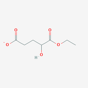 molecular formula C7H11O5- B14253845 5-Ethoxy-4-hydroxy-5-oxopentanoate CAS No. 210978-51-1