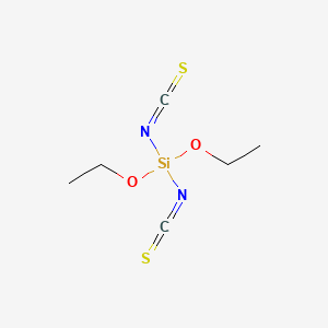 molecular formula C6H10N2O2S2Si B14253954 Diethoxy(diisothiocyanato)silane CAS No. 176739-94-9