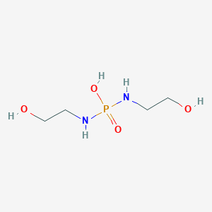 molecular formula C4H13N2O4P B14254007 N,N'-Bis(2-hydroxyethyl)phosphorodiamidic acid CAS No. 168286-82-6
