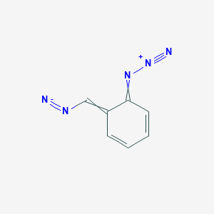 molecular formula C7H5N5 B14254045 1-Azido-2-(diazomethyl)benzene CAS No. 189351-80-2