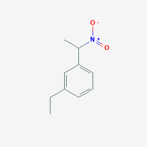 molecular formula C10H13NO2 B14254051 Benzene, 1-ethyl-3-(1-nitroethyl)- CAS No. 397874-74-7