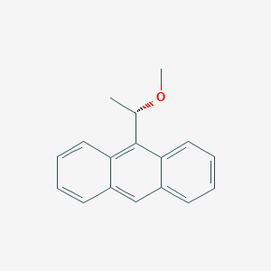 molecular formula C17H16O B14254057 Anthracene, 9-[(1S)-1-methoxyethyl]- CAS No. 361535-44-6