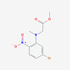 Methyl 2-[(5-bromo-2-nitrophenyl)(methyl)amino]acetate