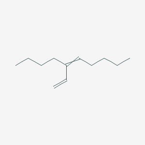 molecular formula C12H22 B14254075 5-Ethenyldec-5-ene CAS No. 168567-76-8