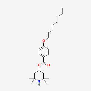 molecular formula C24H39NO3 B14254180 (2,2,6,6-tetramethylpiperidin-4-yl) 4-octoxybenzoate CAS No. 402740-02-7