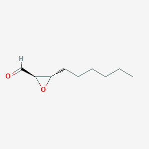 (2R,3S)-3-Hexyloxirane-2-carbaldehyde