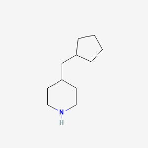 molecular formula C11H21N B1425428 4-(Cyclopentylmethyl)piperidine CAS No. 188844-22-6
