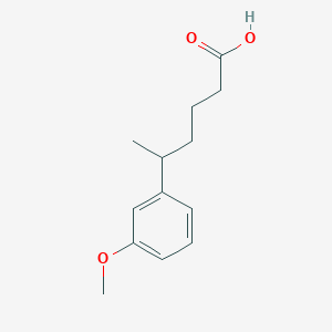 5-(3-Methoxyphenyl)hexanoic acid