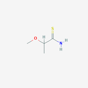 molecular formula C4H9NOS B1425430 2-Methoxypropanethioamide CAS No. 1250027-67-8