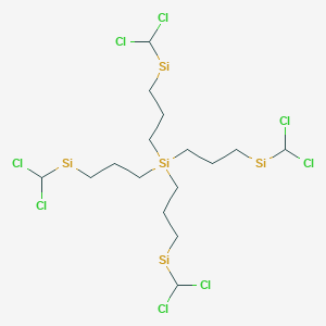 molecular formula C16H28Cl8Si5 B14254303 CID 78062021 