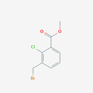molecular formula C9H8BrClO2 B1425436 Methyl 3-(bromomethyl)-2-chlorobenzoate CAS No. 920759-94-0