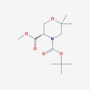 Methyl (S)-4-Boc-6,6-dimethyl-morpholine-3-carboxylate