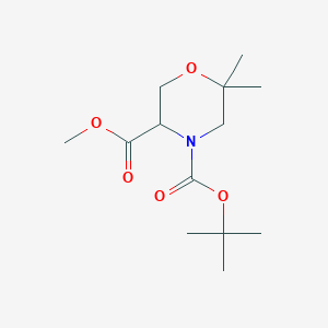 Methyl 4-Boc-2,2-dimethyl-morpholine-5-carboxylate