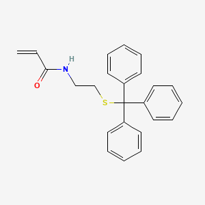 molecular formula C24H23NOS B14254391 N-{2-[(Triphenylmethyl)sulfanyl]ethyl}prop-2-enamide CAS No. 402483-79-8