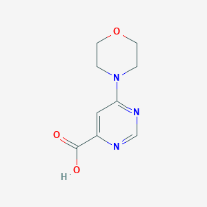 molecular formula C9H11N3O3 B1425441 6-(Morpholin-4-yl)pyrimidine-4-carboxylic acid CAS No. 933759-51-4