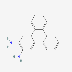 molecular formula C18H14N2 B14254464 Triphenylene-2,3-diamine CAS No. 189014-58-2