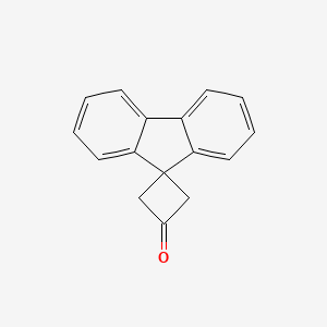 molecular formula C16H12O B14254470 Spiro[cyclobutane-1,9'-[9H]fluoren]-3-one CAS No. 395639-52-8