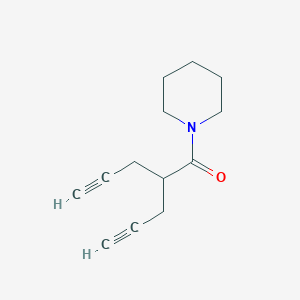 molecular formula C13H17NO B14254477 1-(Piperidin-1-yl)-2-(prop-2-yn-1-yl)pent-4-yn-1-one CAS No. 393563-51-4