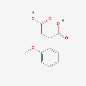 molecular formula C11H12O5 B1425449 2-(2-Methoxyphenyl)butanedioic acid CAS No. 91144-07-9