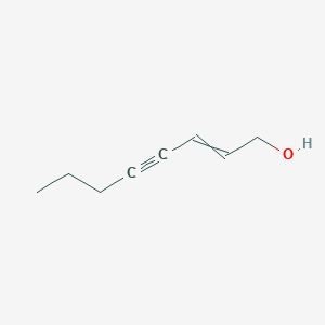 molecular formula C8H12O B14254500 Oct-2-en-4-yn-1-ol CAS No. 188438-55-3