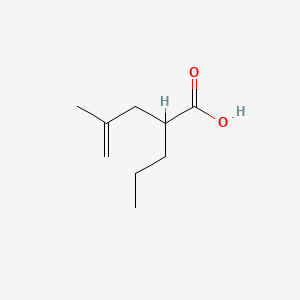 molecular formula C9H16O2 B14254522 4-Methyl-2-propylpent-4-enoic acid CAS No. 178269-54-0