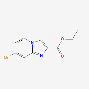 molecular formula C10H9BrN2O2 B1425458 Ethyl 7-Bromoimidazo[1,2-a]pyridine-2-carboxylate CAS No. 1187236-18-5