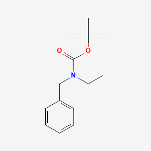 molecular formula C14H21NO2 B14254627 Carbamic acid, ethyl(phenylmethyl)-, 1,1-dimethylethyl ester CAS No. 218900-28-8