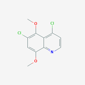molecular formula C11H9Cl2NO2 B14254667 4,6-Dichloro-5,8-dimethoxyquinoline CAS No. 406937-10-8