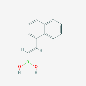 molecular formula C12H11BO2 B1425471 (E)-(2-(Naphthalen-1-yl)vinyl)boronic acid CAS No. 352525-97-4