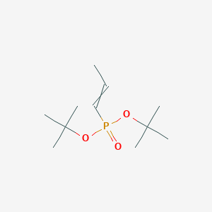 molecular formula C11H23O3P B1425472 Di-tert-butyl prop-1-en-1-ylphosphonate CAS No. 25383-05-5