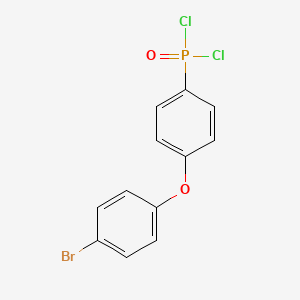 molecular formula C12H8BrCl2O2P B14254723 [4-(4-Bromophenoxy)phenyl]phosphonic dichloride CAS No. 391642-69-6