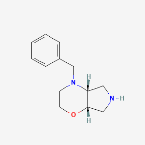 (4aR,7aS)-4-benzyloctahydropyrrolo[3,4-b][1,4]oxazine