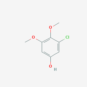 molecular formula C8H9ClO3 B1425474 3-Chloro-4,5-dimethoxyphenol CAS No. 89981-66-8