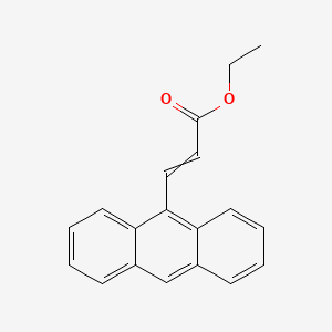 molecular formula C19H16O2 B14254794 Ethyl 3-(anthracen-9-yl)prop-2-enoate CAS No. 236429-70-2