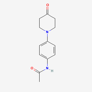 molecular formula C13H16N2O2 B1425480 Acetamide,n-[4-(4-oxo-1-piperidinyl)phenyl]- CAS No. 142752-14-5