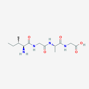 molecular formula C13H24N4O5 B14254893 L-Isoleucylglycyl-L-alanylglycine CAS No. 243647-50-9